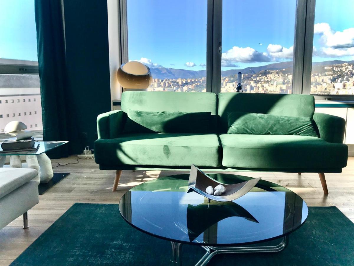 Central Penthouse With Spectacular Sea And City Views 제노바 외부 사진